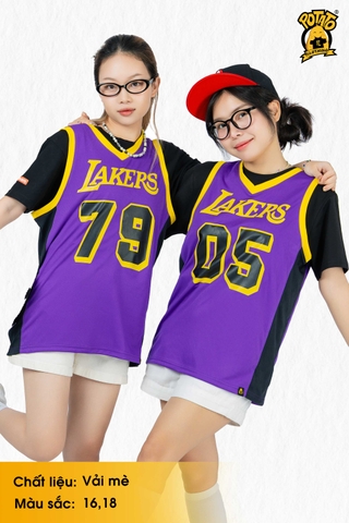Áo bóng rổ tím
