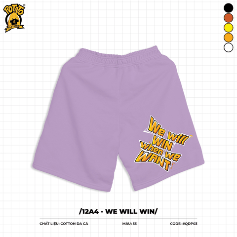 12A4 - WE WILL WIN