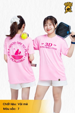 Áo thun pickleball 3D Club