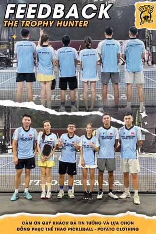 Đồng phục polo Pickleball The Trophy Hunters