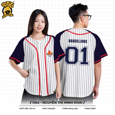 ÁO LỚP BÓNG CHÀY 11A4 - NGUYỄN THỊ MINH KHAI