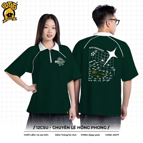 ÁO LỚP ZIPPY POLO 12CSU - CHUYÊN LÊ HỒNG PHONG
