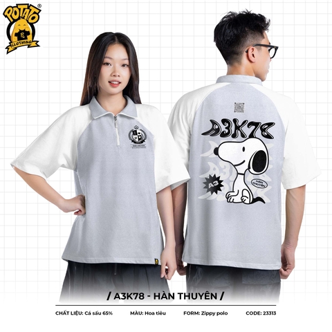 ÁO LỚP ZIPPY POLO A3K78 - HÀN THUYÊN
