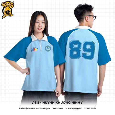 ÁO LỚP ZIPPY POLO 6.5 - HUỲNH KHƯƠNG NINH