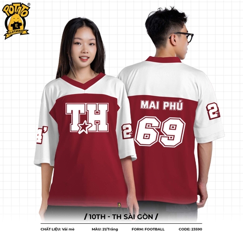 ÁO LỚP BÓNG BẦU DỤC 10TH - TH SÀI GÒN