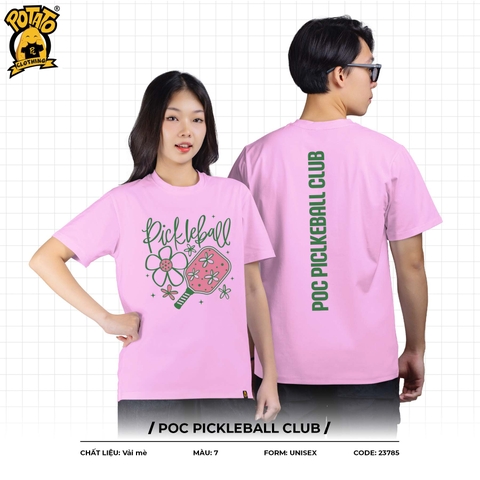 ĐỒNG PHỤC THỂ THAO POC PICKLEBALL CLUB - HỒNG