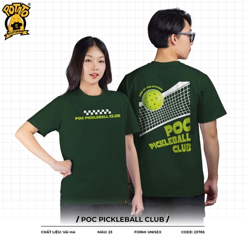 ĐỒNG PHỤC THỂ THAO POC PICKLEBALL CLUB - XANH LÁ