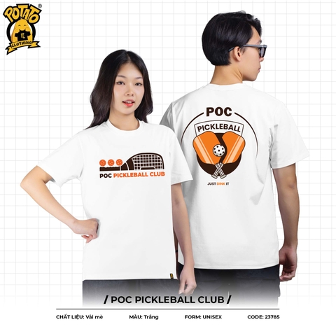 ĐỒNG PHỤC THỂ THAO POC PICKLEBALL CLUB - TRẮNG