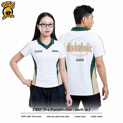 BST Đồng phục Pickleball The Puremotion Xanh Lá