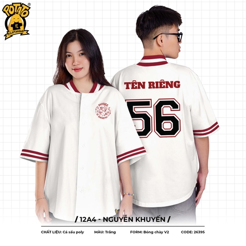 ÁO LỚP BÓNG CHÀY 12A4 - NGUYỄN KHUYẾN