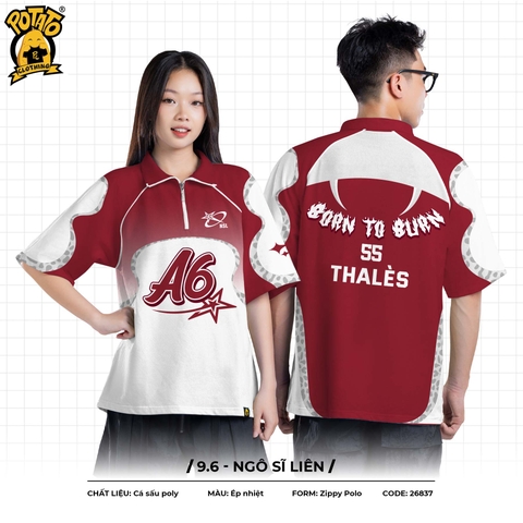 ÁO LỚP POLO ZIPPY CREW 9.6 - NGÔ SĨ LIÊN