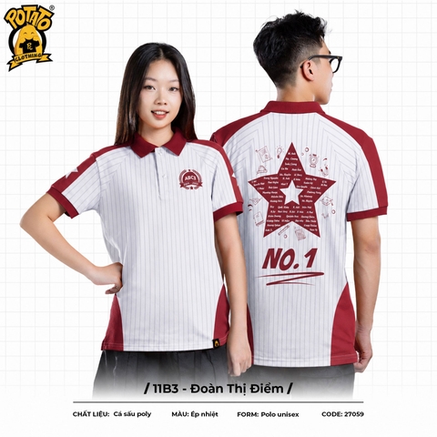 Áo lớp polo 11B3 - Đoàn Thị Điểm