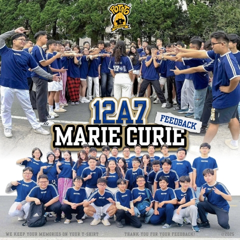ÁO LỚP 12A7 - MARIE CURIE