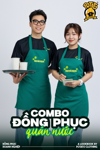 ĐỒNG PHỤC ÁO THUN F&B RAU MÁ CHỊ BA