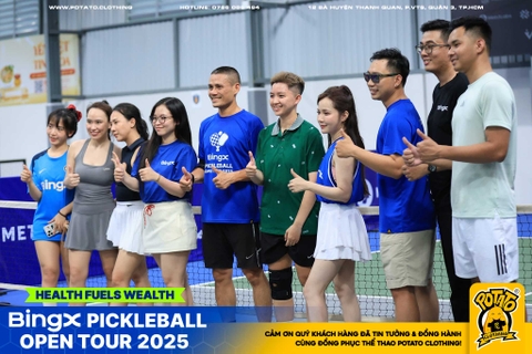ĐỒNG PHỤC PICKLEBALL BINGX OPEN TOUR 2025