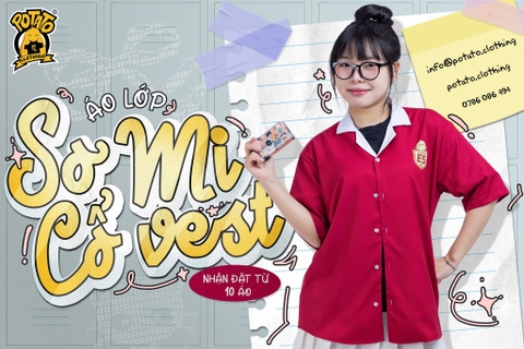 Áo lớp sơ mi 12E5 - Nguyễn Khuyến