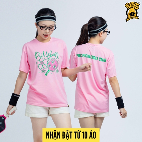 ĐỒNG PHỤC THỂ THAO POC PICKLEBALL CLUB - HỒNG