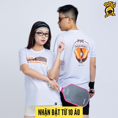 ĐỒNG PHỤC THỂ THAO POC PICKLEBALL CLUB - TRẮNG