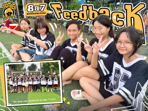 ÁO LỚP BÓNG BẦU DỤC 8A7 - NGUYỄN BỈNH KHIÊM