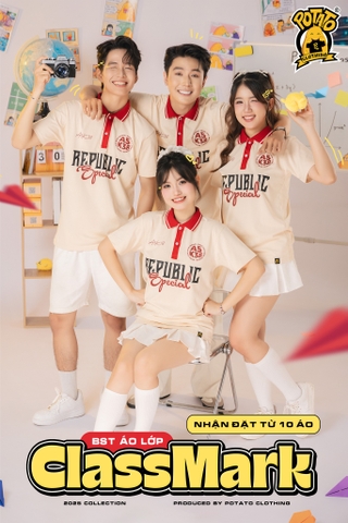 ÁO LỚP POLO CLASSMARK - KEM