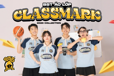 ÁO LỚP POLO CLASSMARK - XANH DƯƠNG