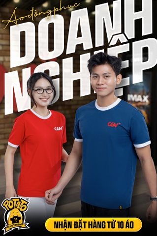 ĐỒNG PHỤC ÁO THUN CGV - XANH DƯƠNG