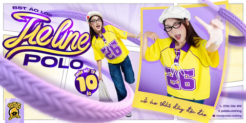 Áo lớp tie line polo CA Crew