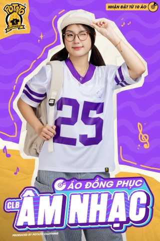 ÁO LỚP BÓNG BẦU DỤC CLB ÂM NHẠC CRESCENDO