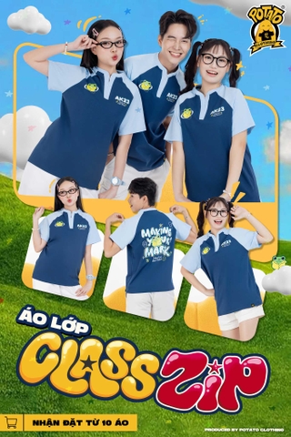 BST ÁO LỚP CLASSZIP XANH DƯƠNG