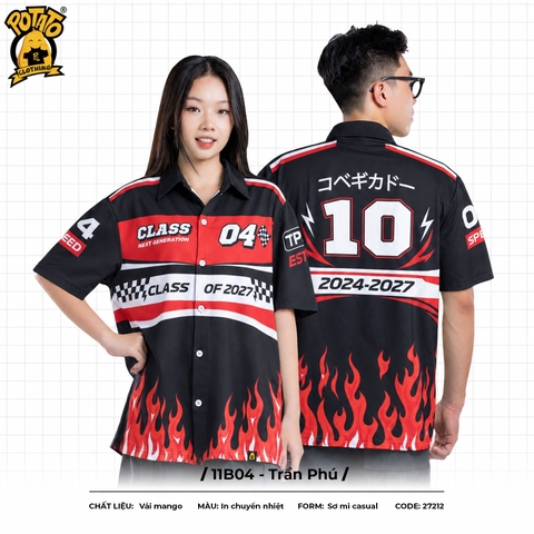 Áo lớp sơ mi 11B04 - Trần Phú