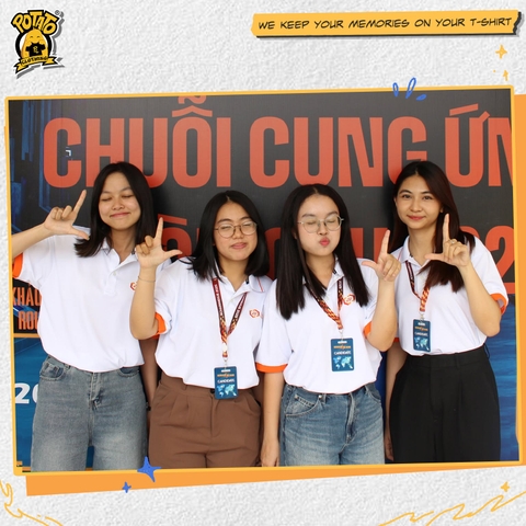 Đồng phục polo CLB SChainNexus - ĐH Bách Khoa trắng