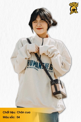 Áo khoác đồng phục Sweater zip Humans of A6