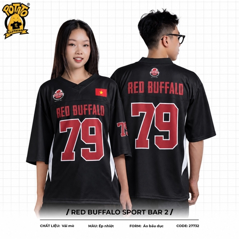 Đồng phục bóng bầu dục Red Buffalo Sport Bar Đen