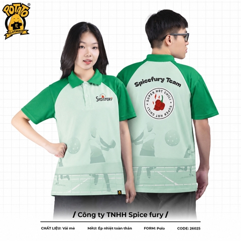 Đồng phục polo pickleball Công ty TNHH Spice fury