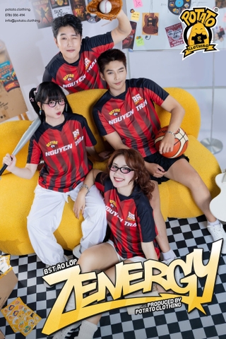 BST Áo lớp Zenergy Đỏ