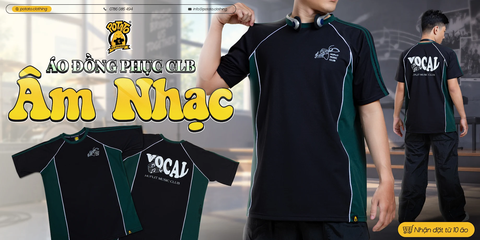 Đồng phục áo thun CLB Âm Nhạc HUFLIT