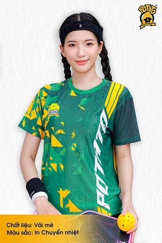 Áo Pickleball Challenger Xanh Lá