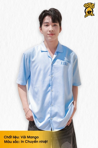 Áo lớp sơ mi 12B5 Trấn Biên