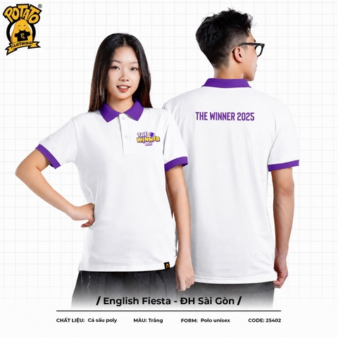 Đồng phục polo English Fiesta - ĐH Sài Gòn