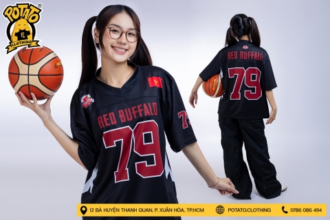 Đồng phục bóng bầu dục Red Buffalo Sport Bar Đen