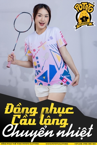 Đồng Phục Nhóm Cầu Lông Lợi Cherry