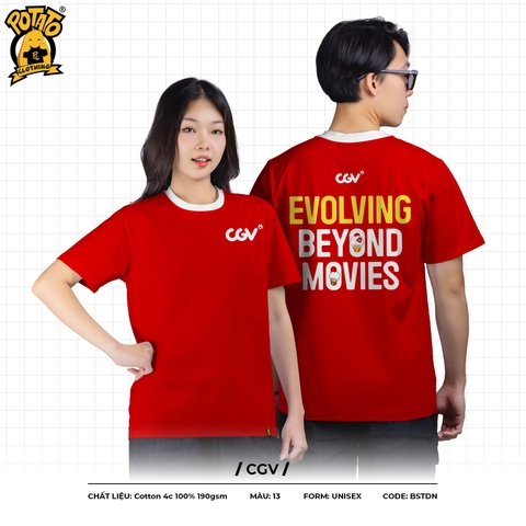 ĐỒNG PHỤC ÁO THUN CGV - ĐỎ