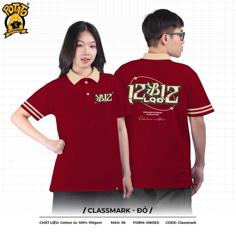 ÁO LỚP POLO CLASSMARK - ĐỎ