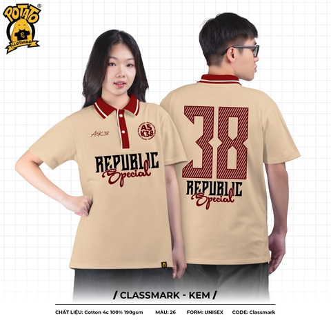 ÁO LỚP POLO CLASSMARK - KEM