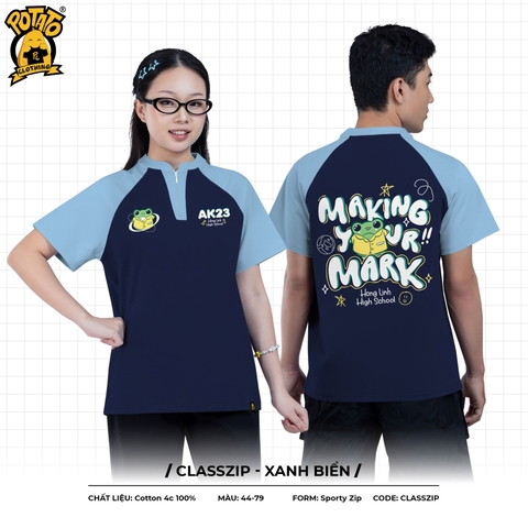 BST ÁO LỚP CLASSZIP XANH DƯƠNG