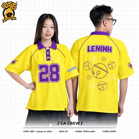 Áo lớp tie line polo CA Crew