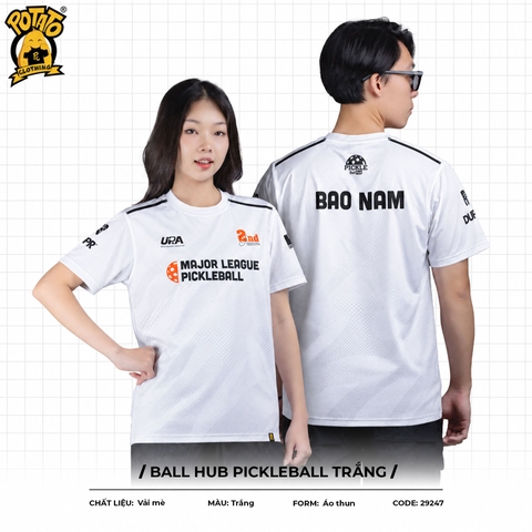 Đồng phục thể thao BALL HUB Pickleball Trắng