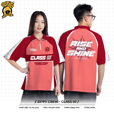 ÁO LỚP POLO ZIPPY CREW CLASS 93