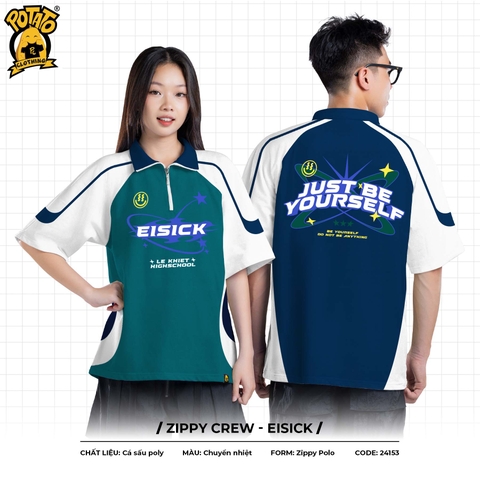 ÁO LỚP POLO ZIPPY CREW EISICK