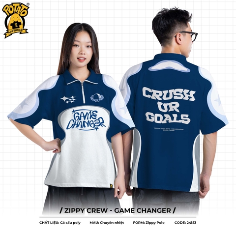 ÁO LỚP POLO ZIPPY CREW GAME CHANGER